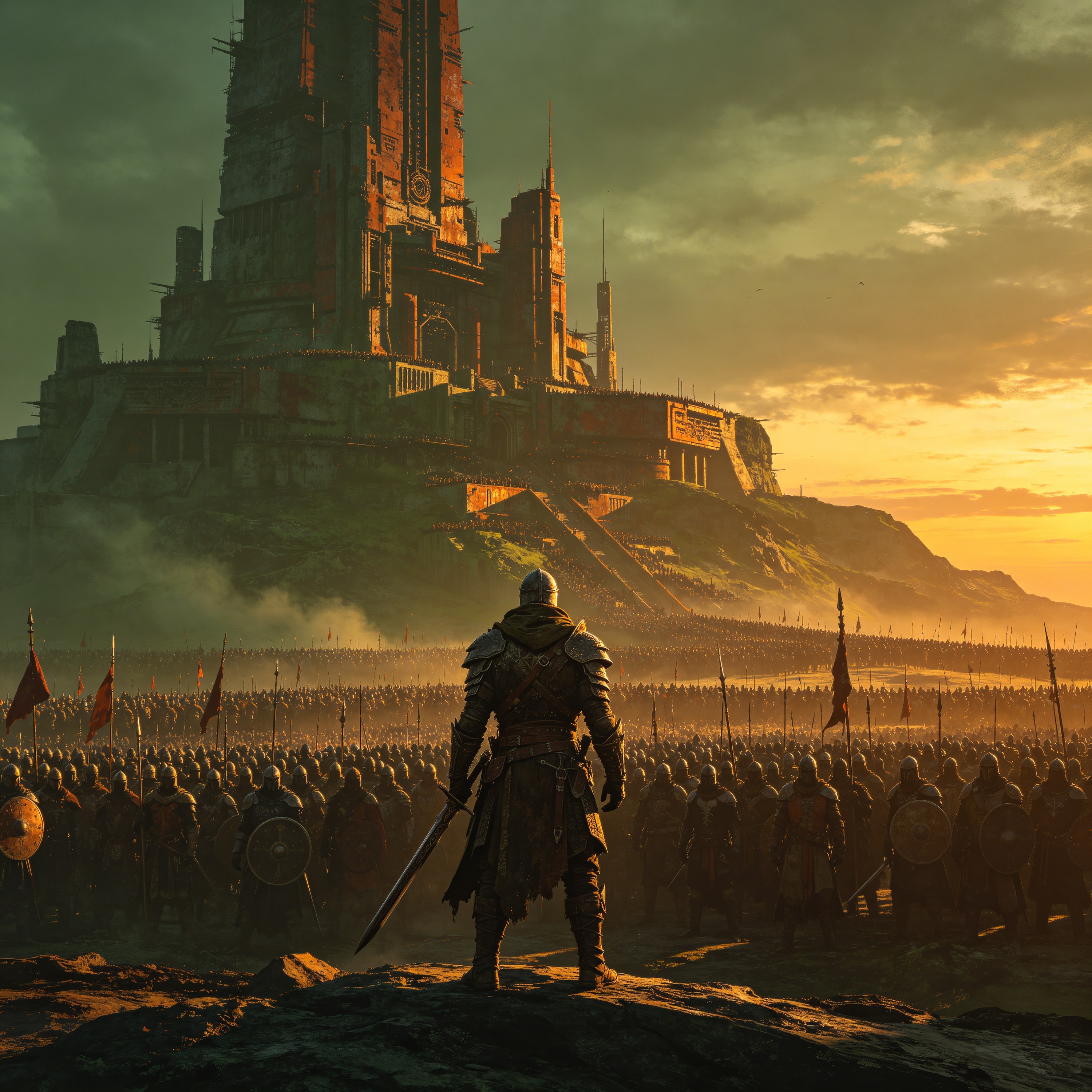 cinematic key art of