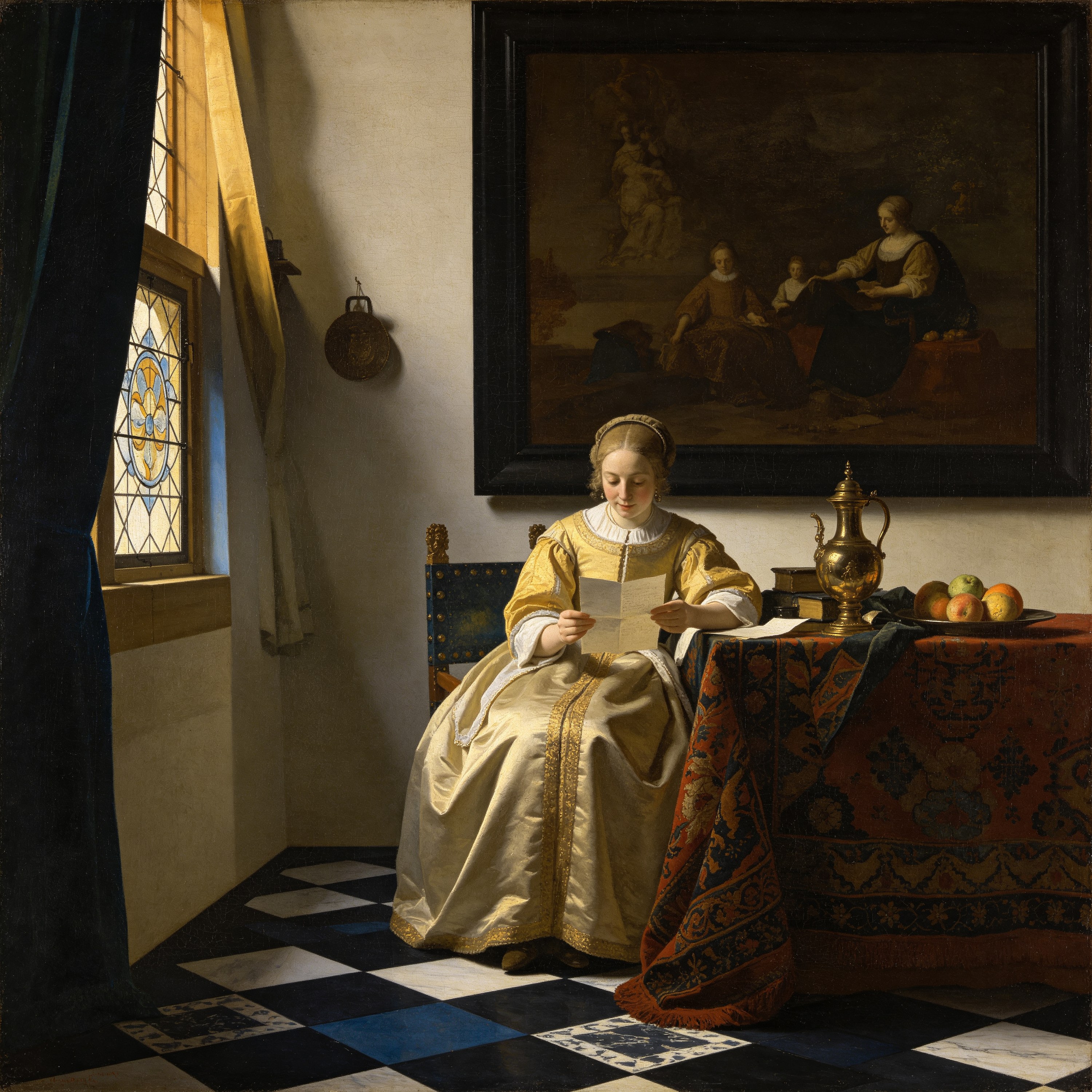 Vermeer-style interi