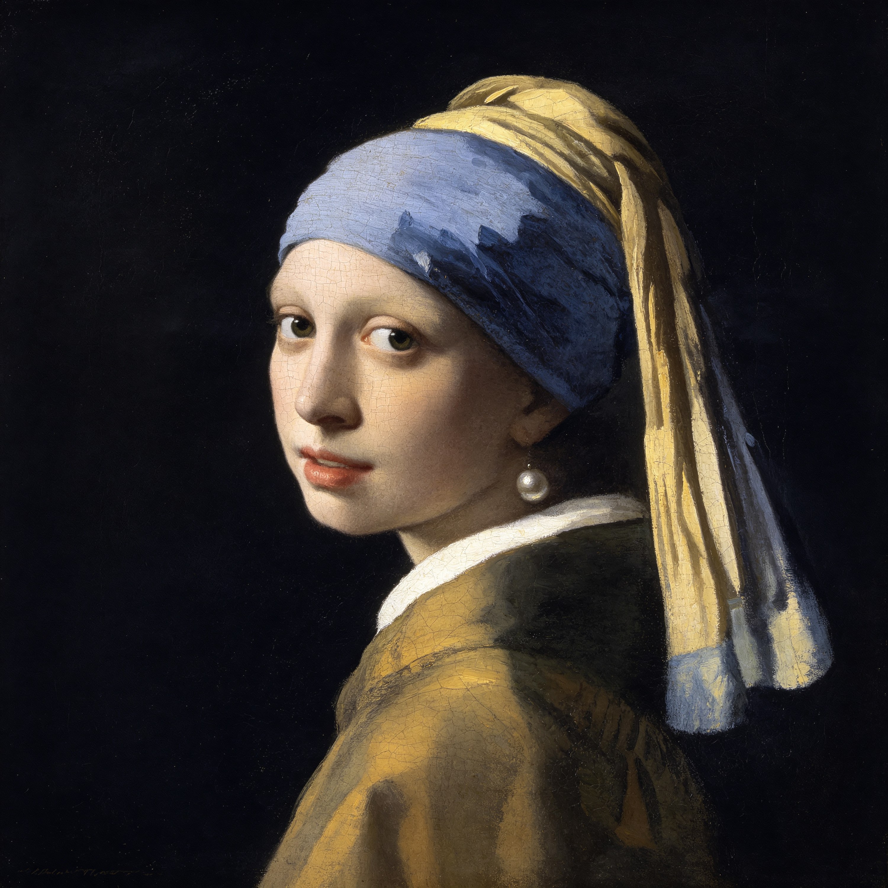 Vermeer-style girl