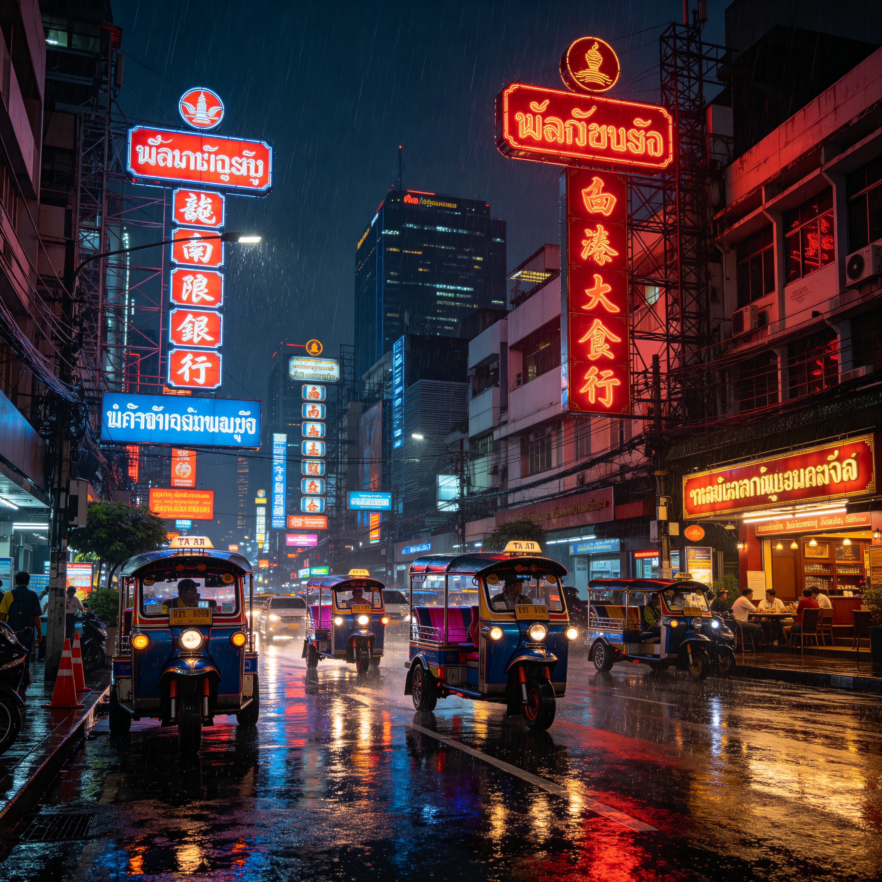 rainy night