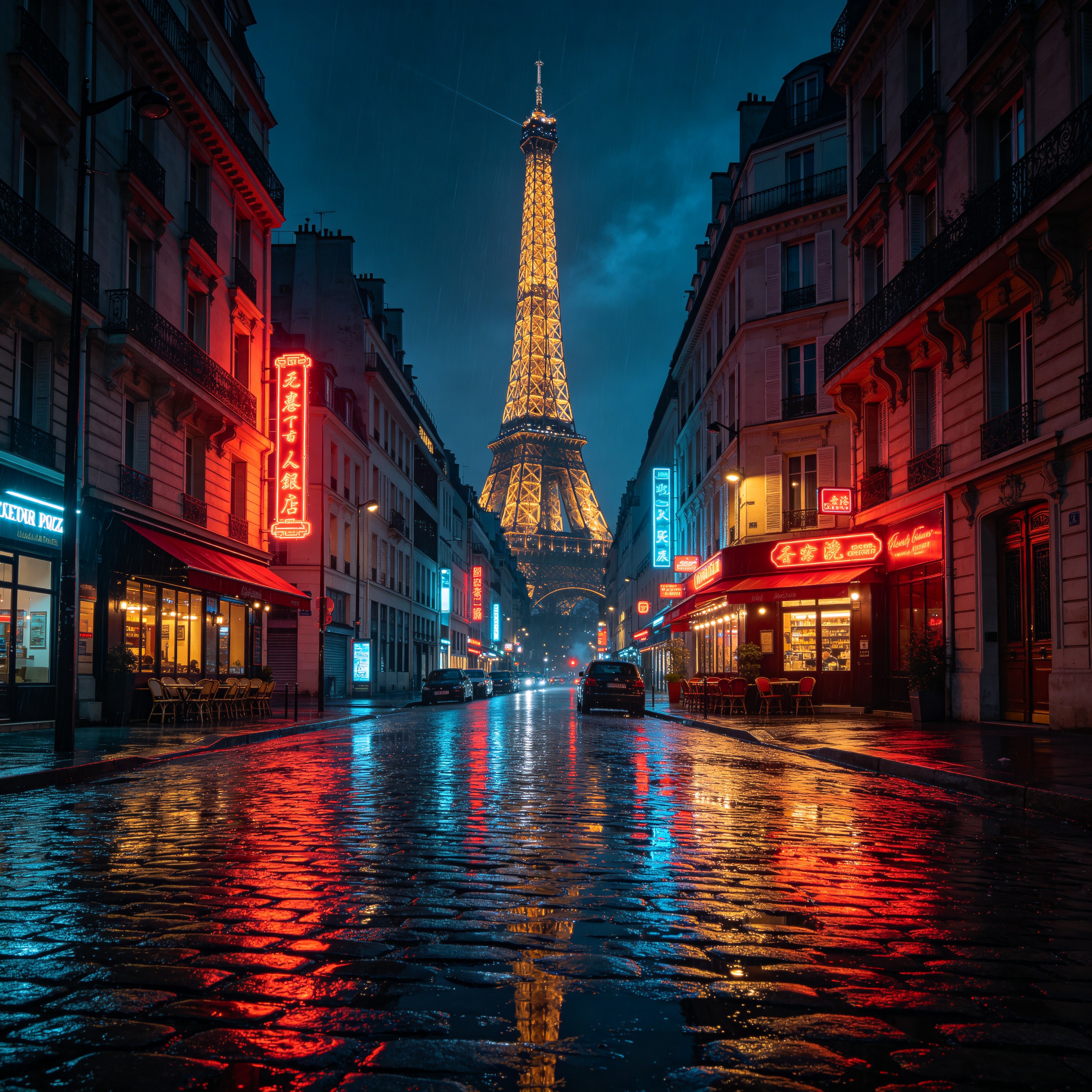 Paris at night