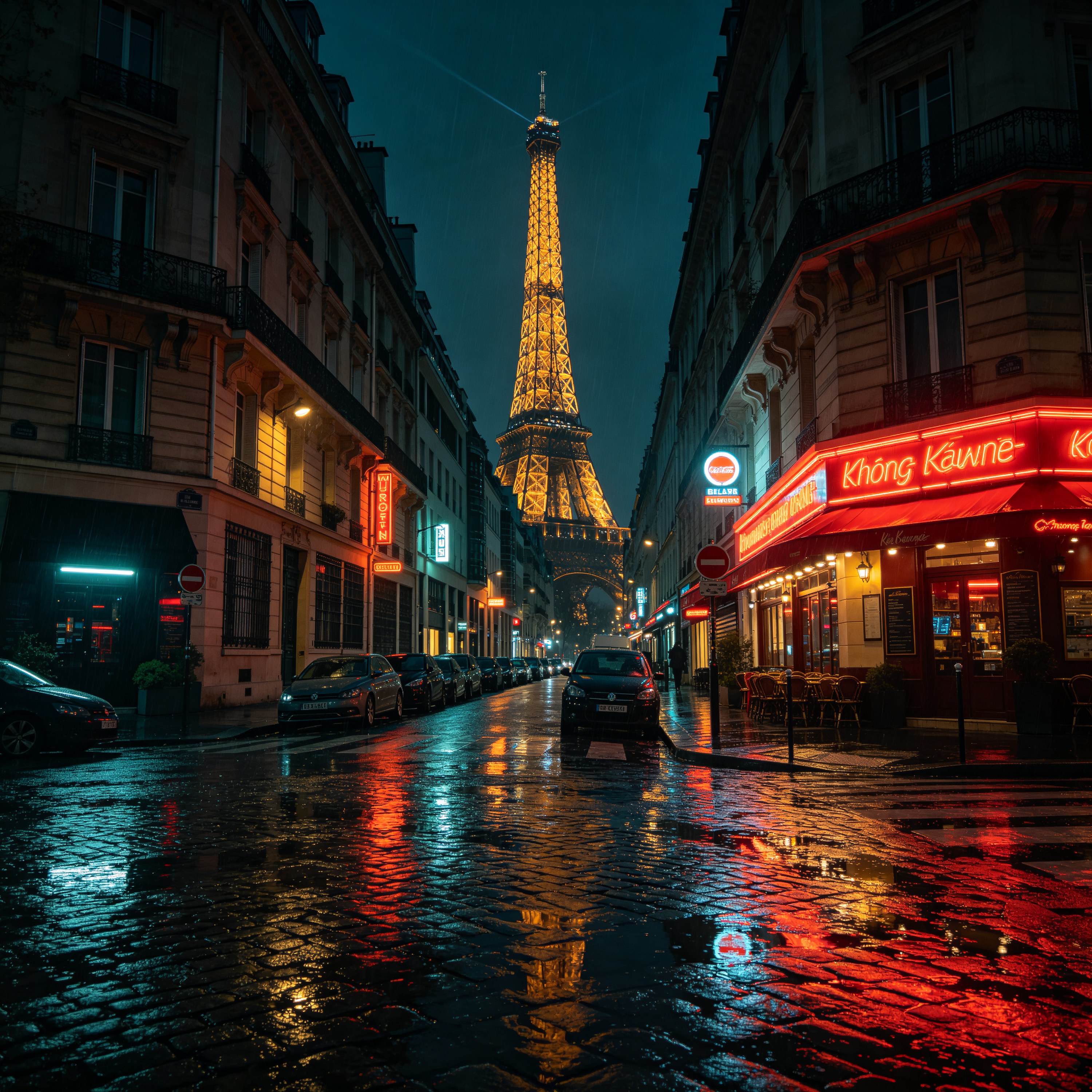 Paris at night