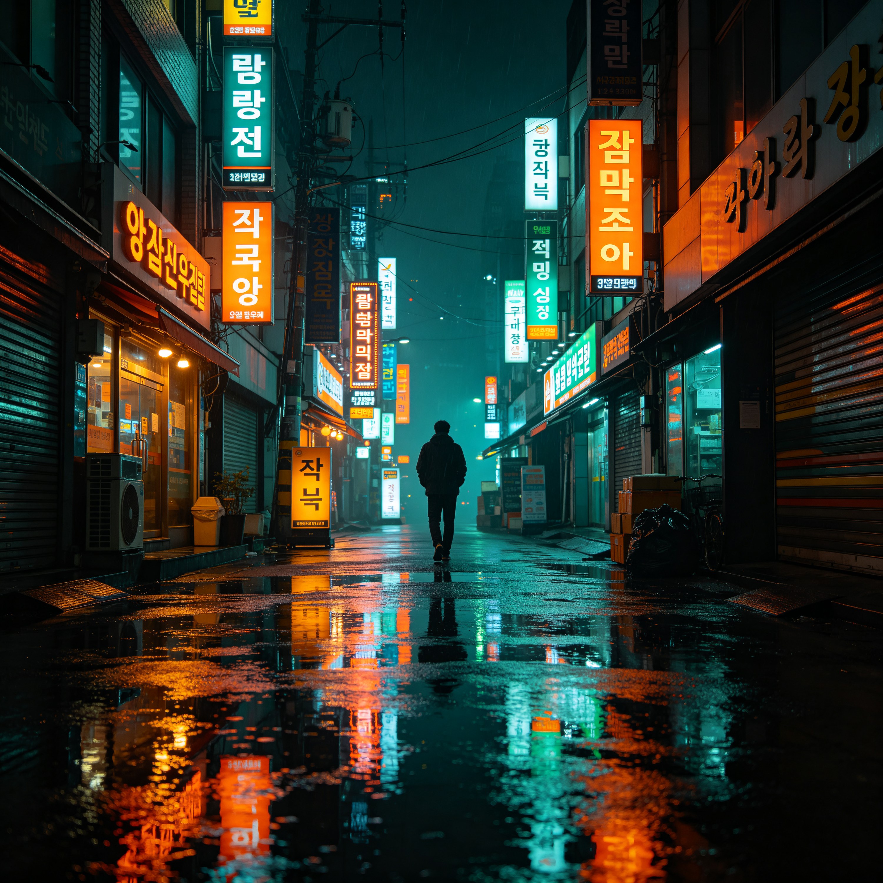 rainy night