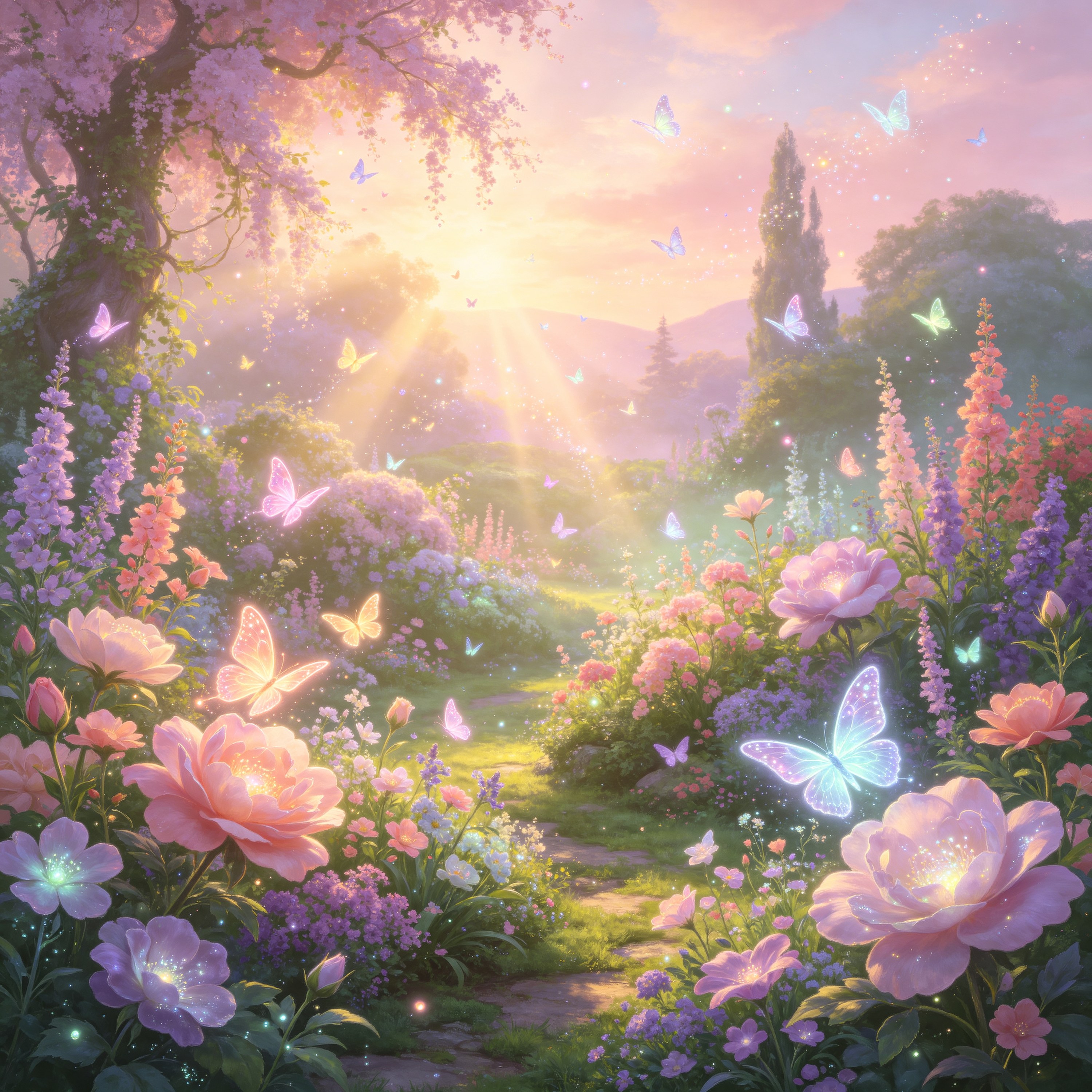 an enchanted garden