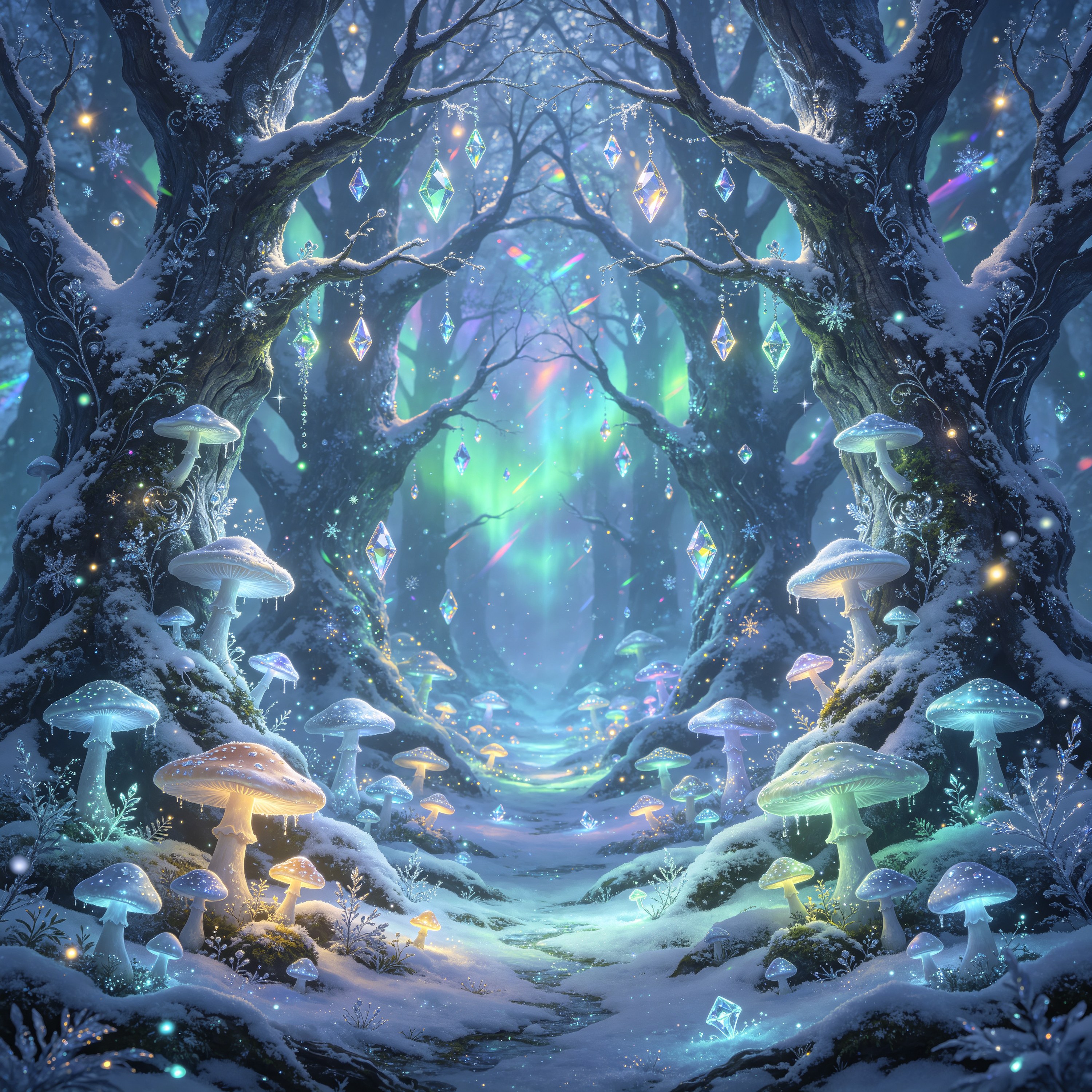 an enchanted forest