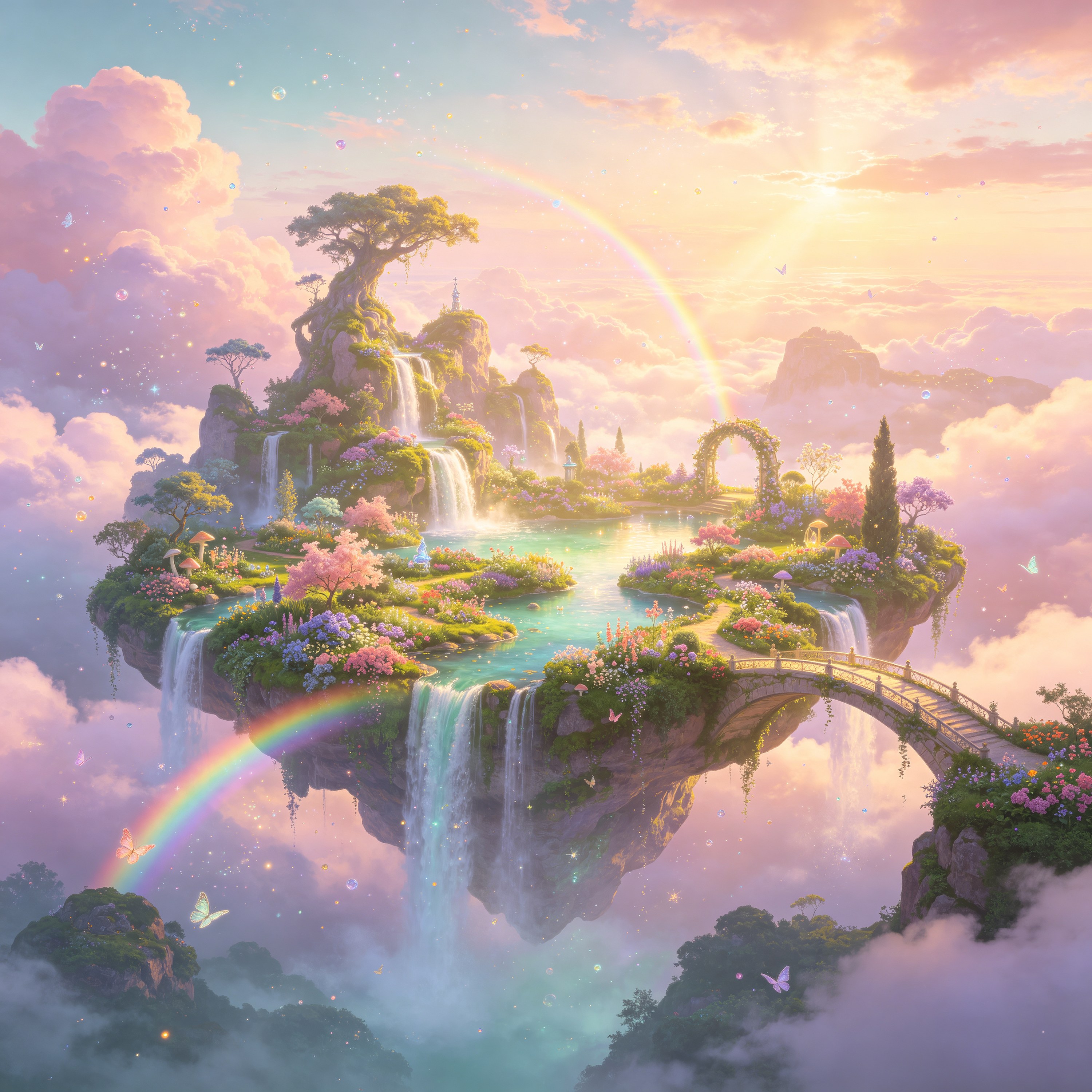 a floating garden