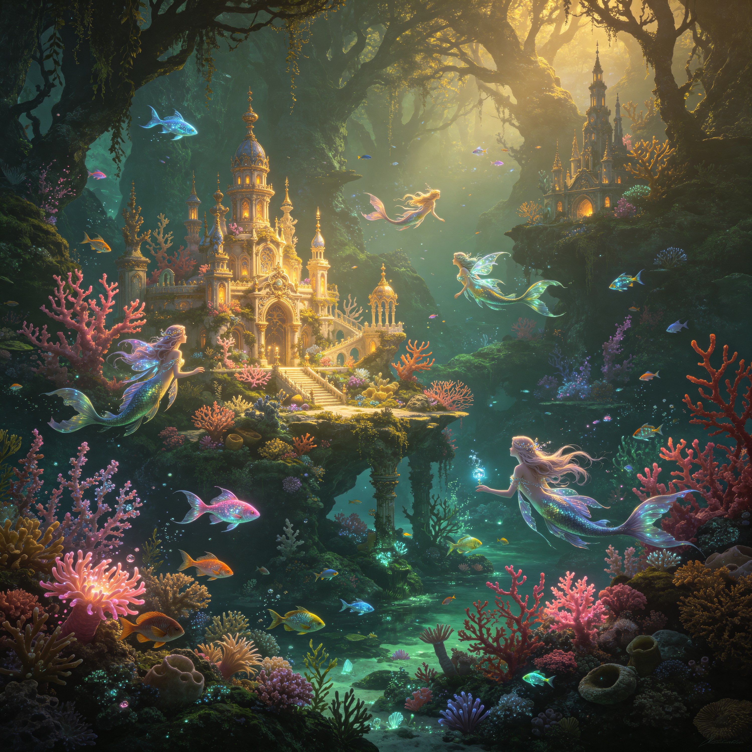 an underwater kingdo
