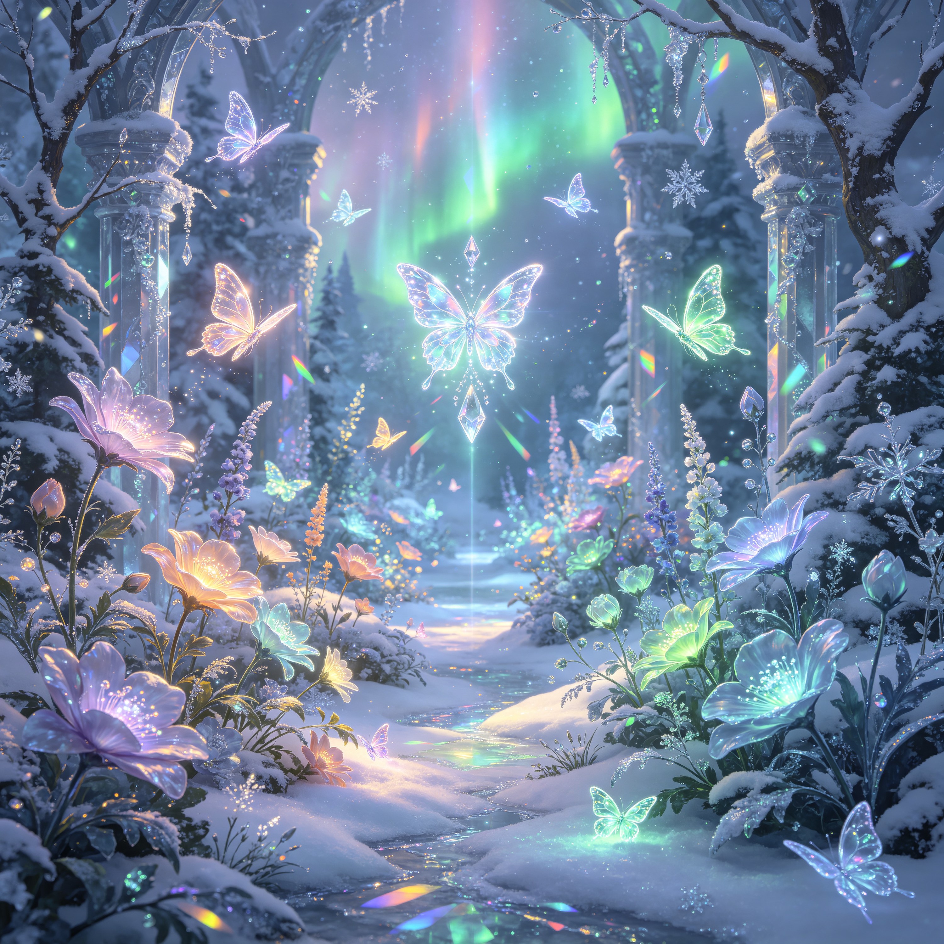 an enchanted garden