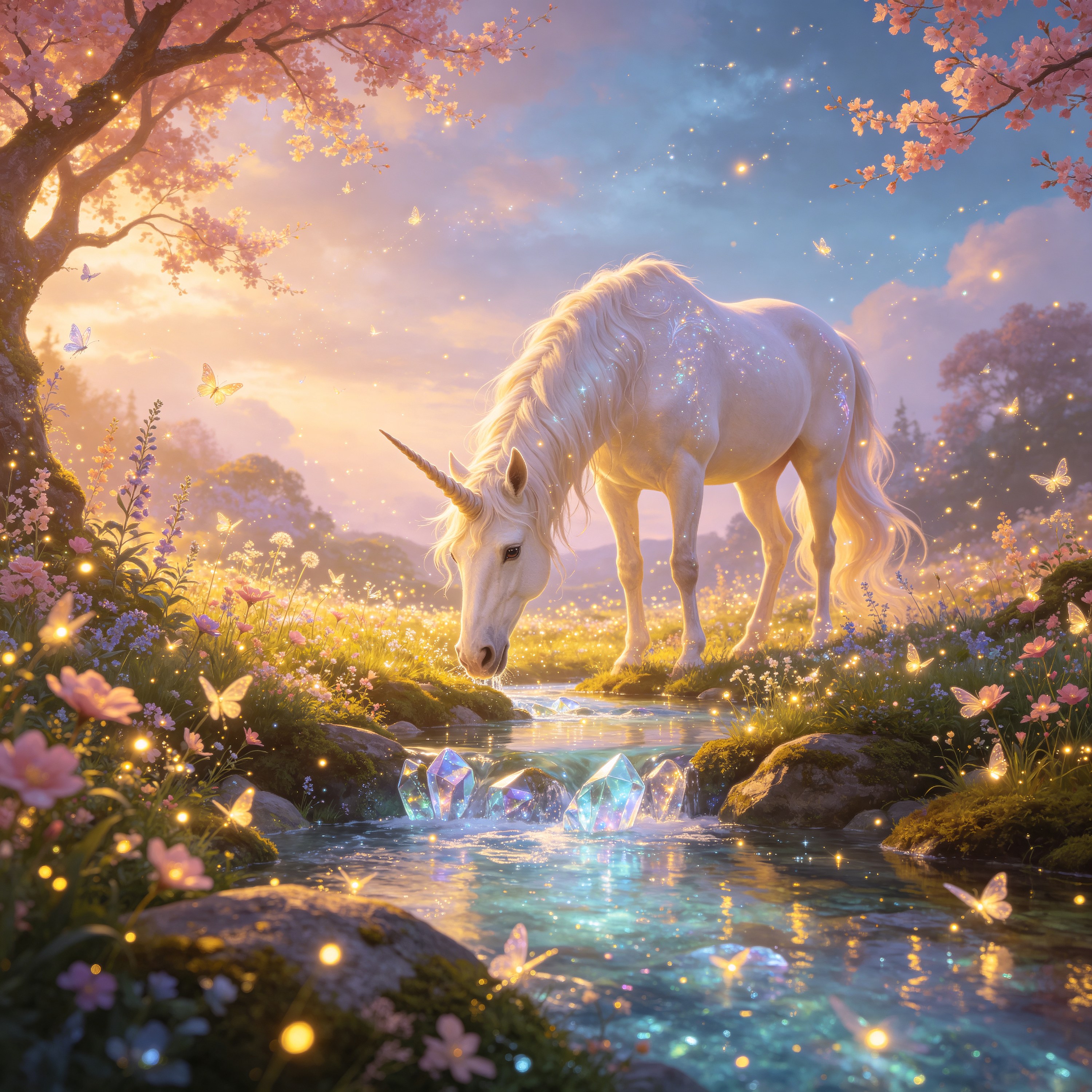 an enchanted meadow