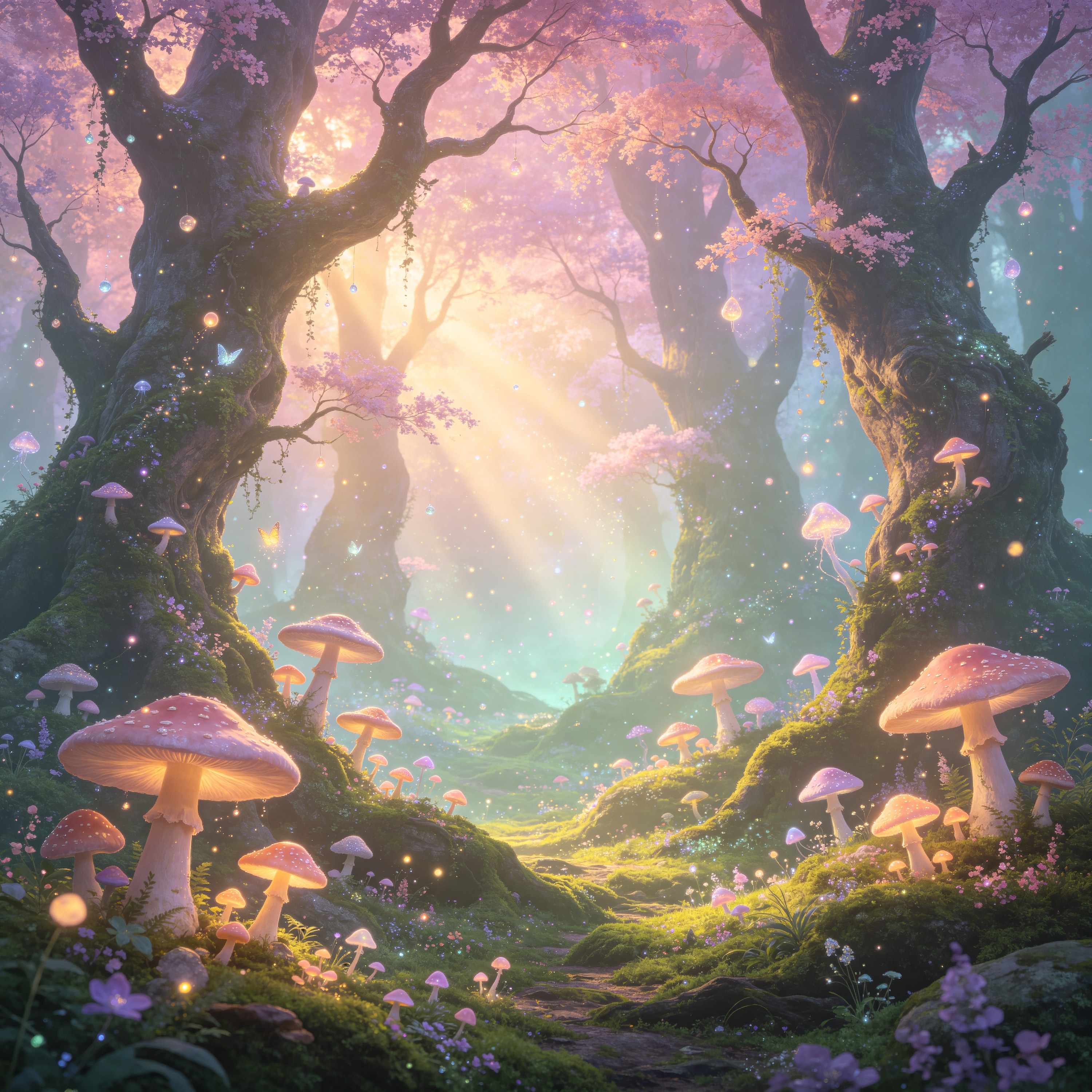an enchanted forest