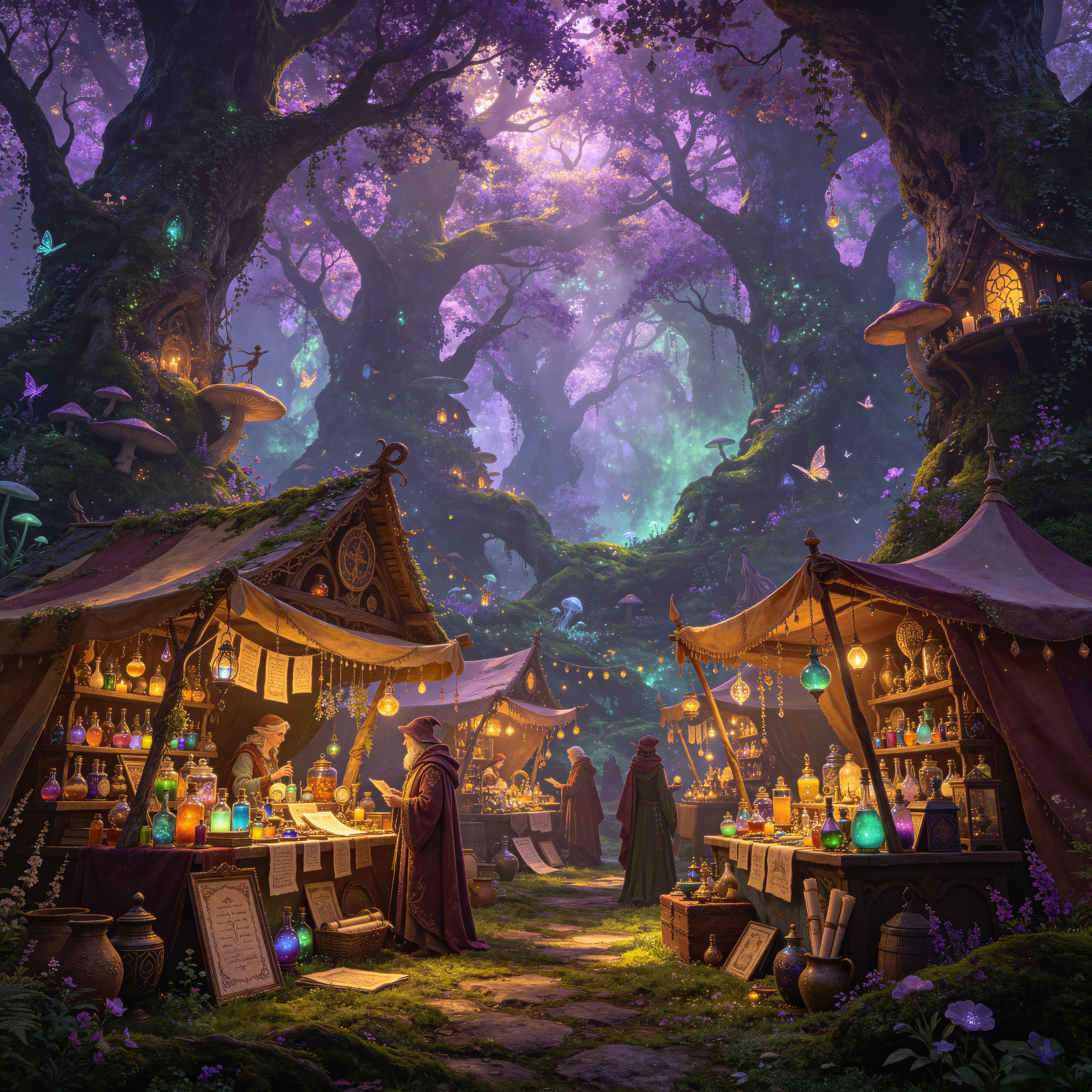 a magical marketplac
