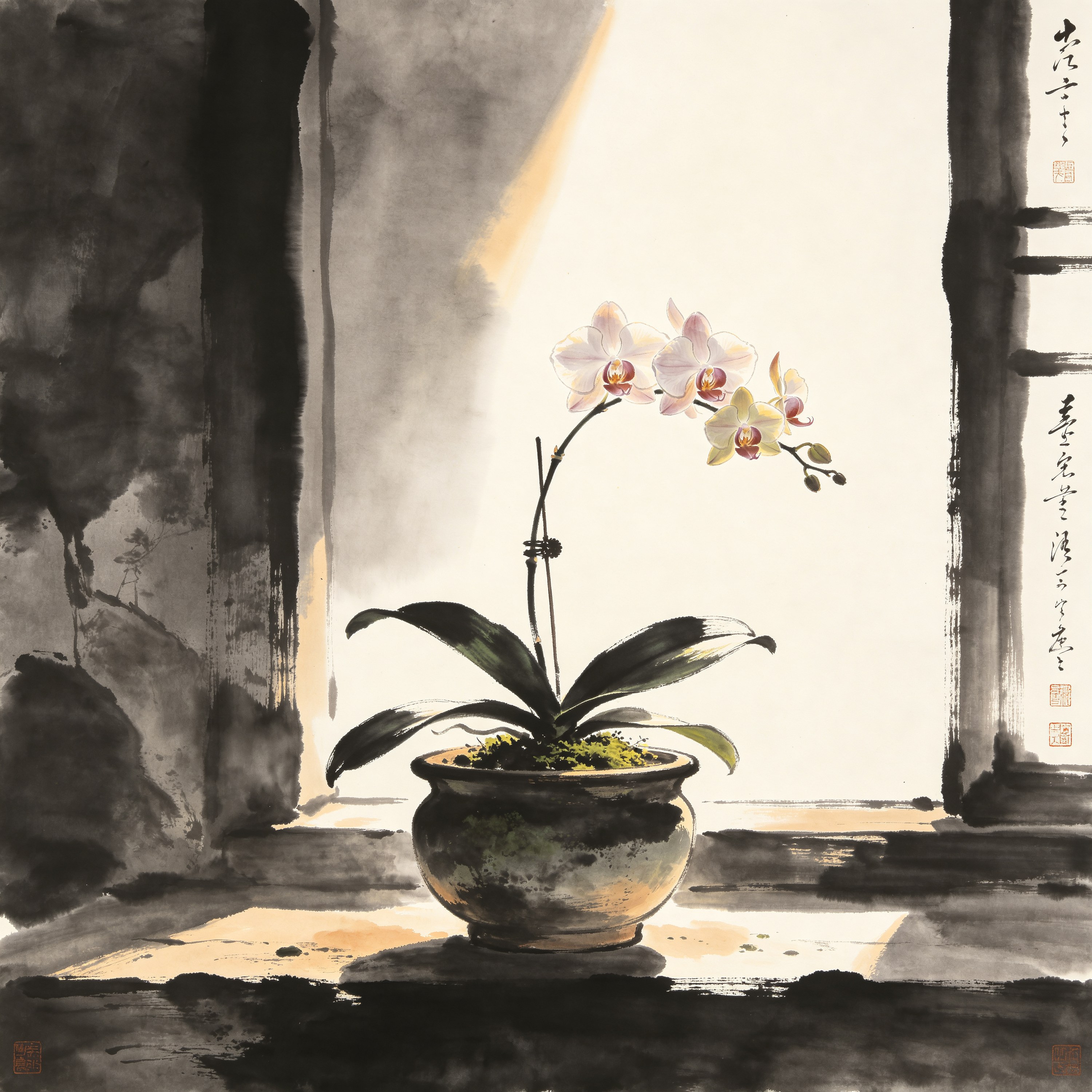 a single orchid