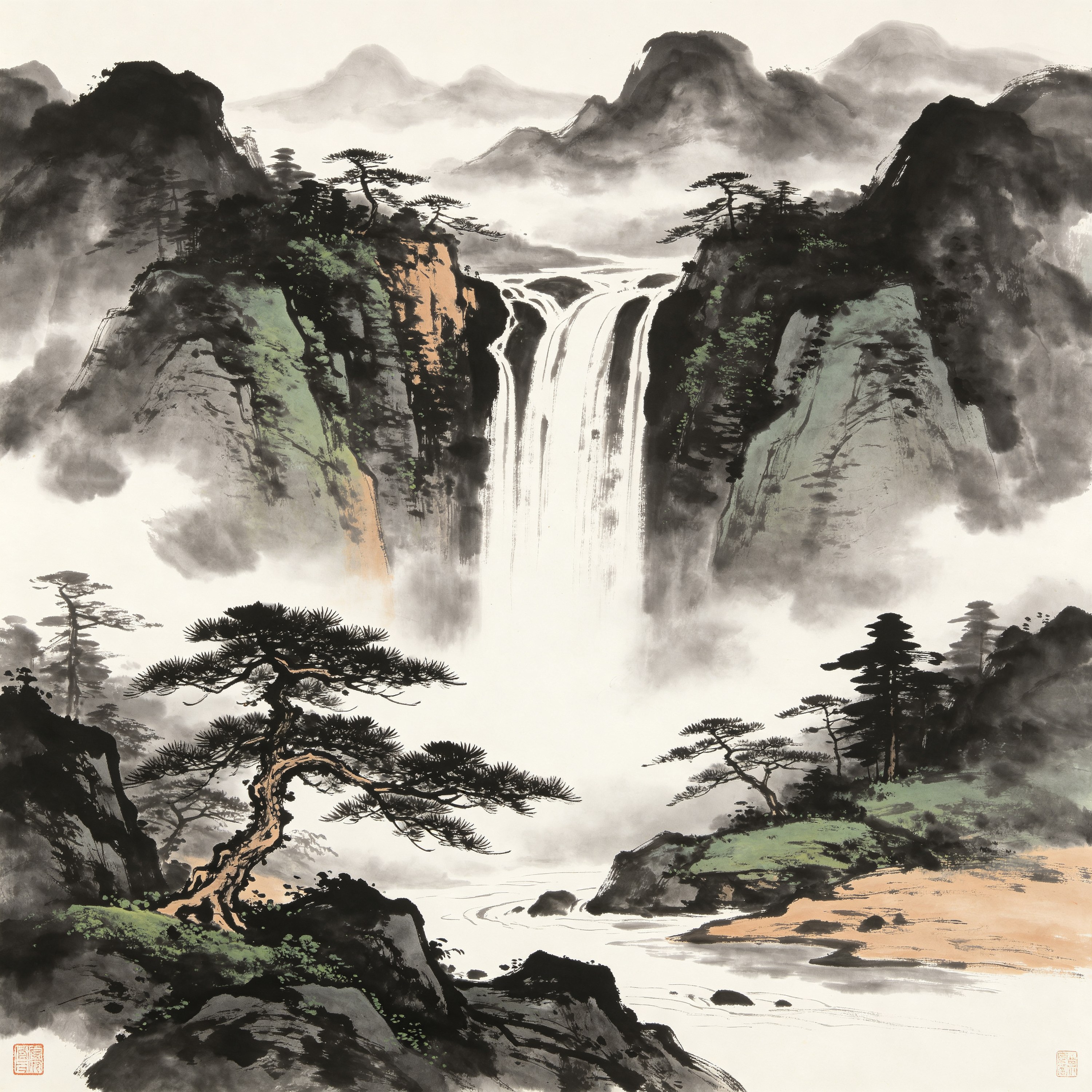 Chinese ink painting