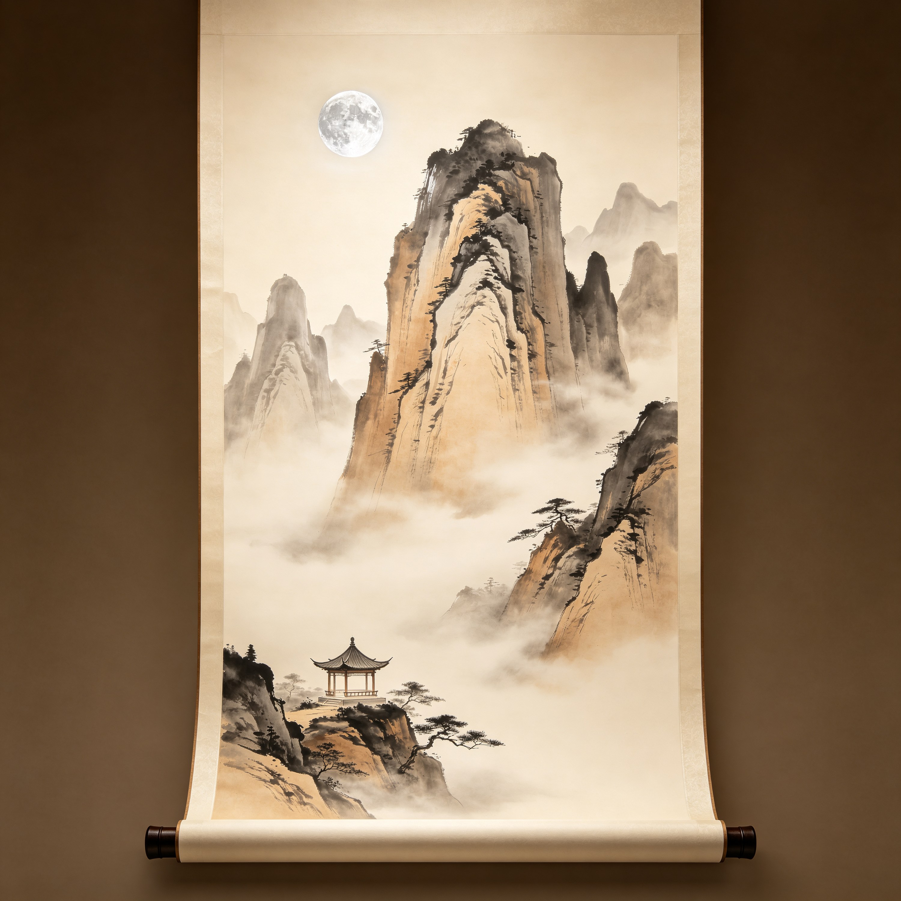 Chinese shan shui pa