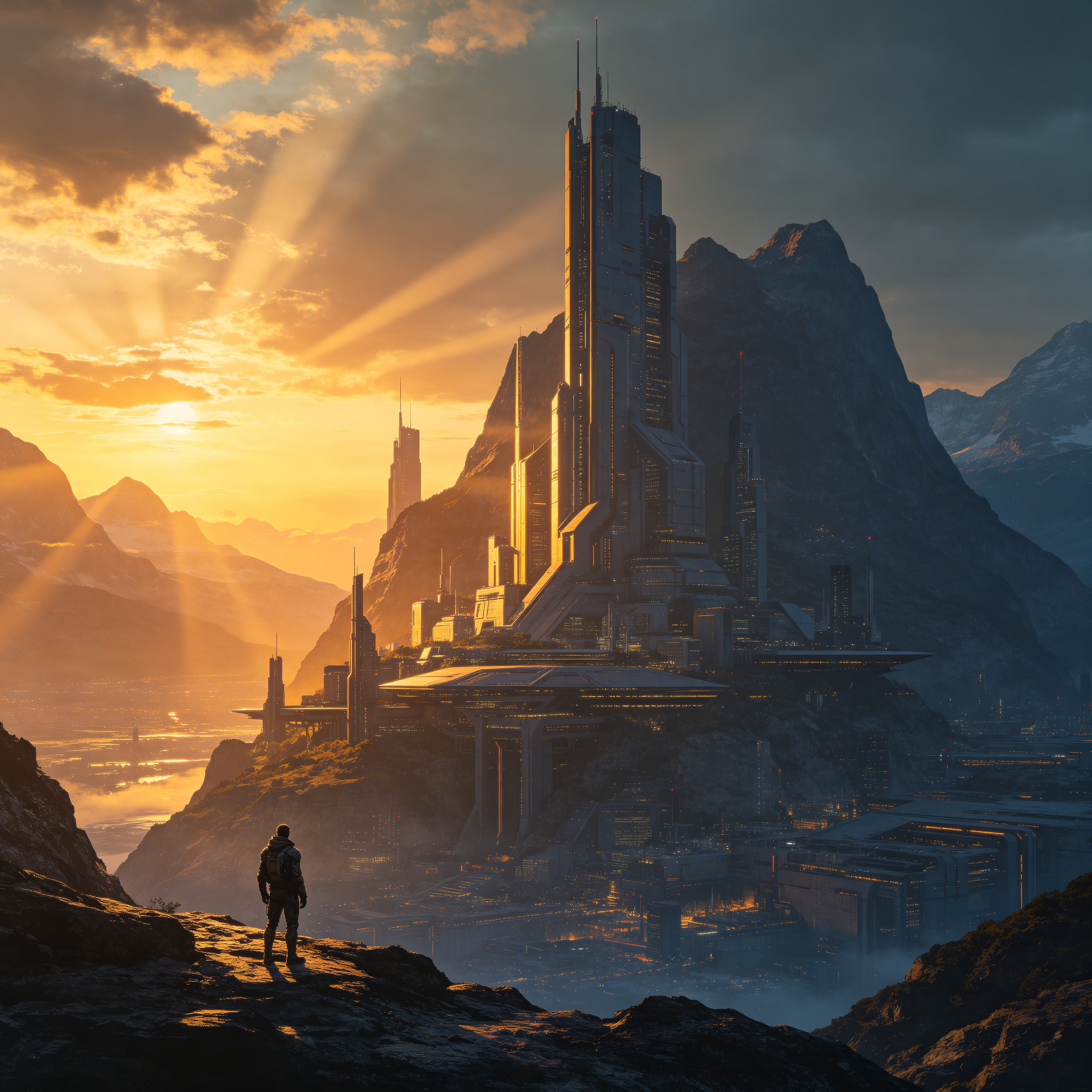 futuristic-mountain-city-691