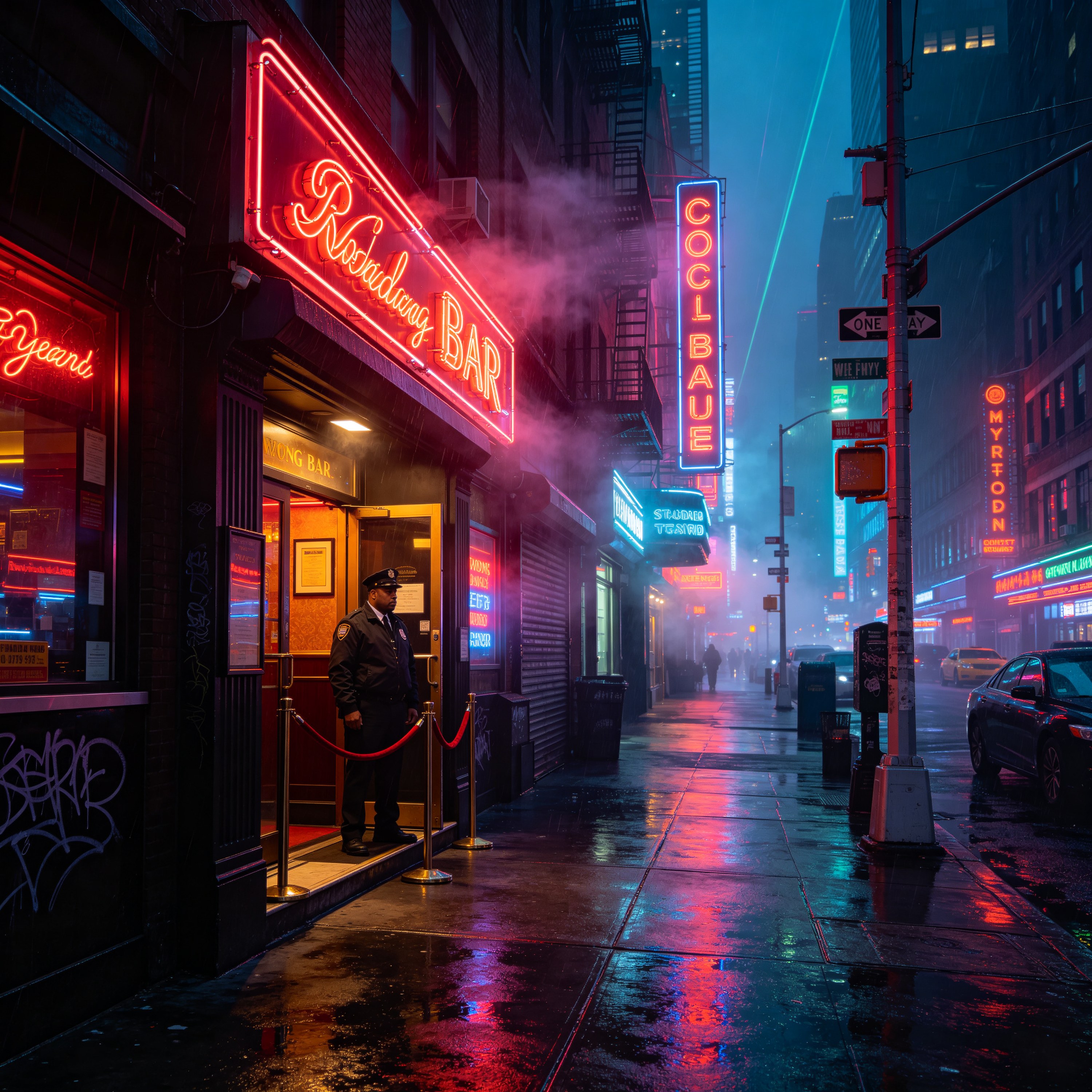 new-york-bar-entrance-bouncer-glow-821
